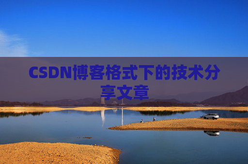 CSDN博客格式下的技术分享文章